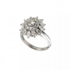 18k White Gold Diamond Ring - 4780097