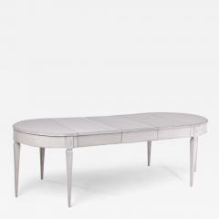 19th c Swedish Gustavian Period Extension Table with Three Leaves - 2917315