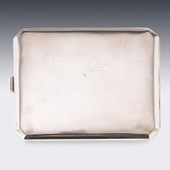20th Century Austrian Solid Silver Enamel Erotic Cigarette Case c 1910 - 2914591