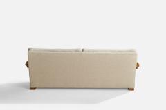 A Brandt Ranch Oak Sofa Fabric in Oak USA 1950s - 4764083