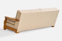 A Brandt Ranch Oak Sofa Fabric in Oak USA 1950s - 4764101