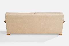 A Brandt Ranch Oak Sofa Fabric in Oak USA 1950s - 4764102