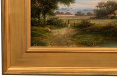 A Picturesque Devonshire Landscape 19th Century - 4458247