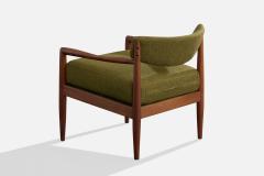 Adrian Pearsall Lounge Chairs with Walnut Fabric USA 1950s - 4764174
