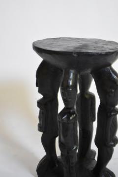 African anthropomorphic side table 1960s  - 4539779