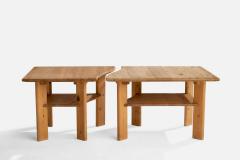 Aksel Kjersgaard Side Tables or Coffee Table in Pine Denmark 1970s - 4764190