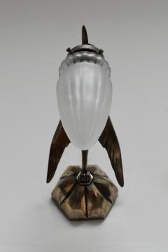 Albert Cheuret style pair of zoomorphic wall lamps 1930s  - 4540104