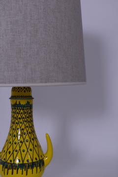 Aldo Londi yellow horns ceramic lamp  - 4539528