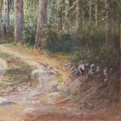 Alexandra Egorovna Makovskaja 1837 1915 Forest Road Russia 1889 - 4781282