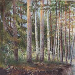 Alexandra Egorovna Makovskaja 1837 1915 Forest Road Russia 1889 - 4781283