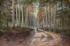 Alexandra Egorovna Makovskaja 1837 1915 Forest Road Russia 1889 - 4788330
