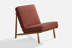 Alf Svensson Lounge Chairs with Beech and Fabric Sweden 1960s - 4764221
