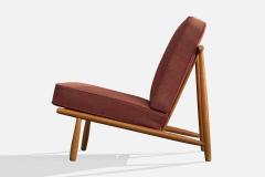 Alf Svensson Lounge Chairs with Beech and Fabric Sweden 1960s - 4764223
