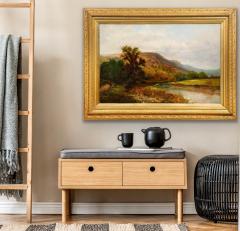 Alfred Augustus Glendening A River Landscape 1884 Alfred Augustus Glendening - 4458174