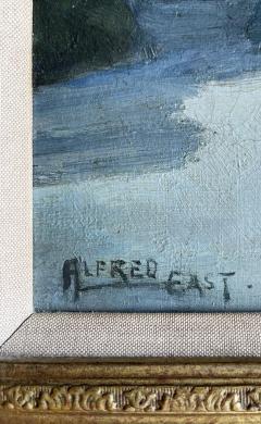Alfred East Moonlit Night in Blue - 2087528