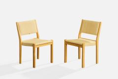 Alvar Aalto Dining Room Chairs with Birch and Raffia Finland 1980s - 4764250