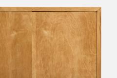 American Designer Cabinet with Maple and Metal 1950s - 4775797