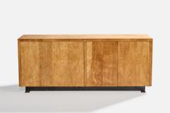 American Designer Cabinet with Maple and Metal 1950s - 4775850