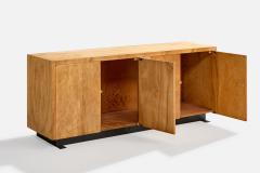 American Designer Cabinet with Maple and Metal 1950s - 4775851