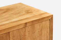 American Designer Cabinet with Maple and Metal 1950s - 4775852