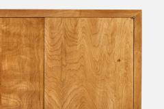 American Designer Cabinet with Maple and Metal 1950s - 4775853