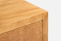 American Designer Cabinet with Maple and Metal 1950s - 4775912