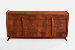 American Designer Dresser with Birch and Brass USA 1950s - 4778187