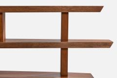 American Designer Shelf in Walnut USA 1950s - 4775870