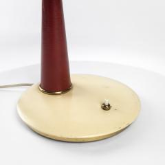 Angelo Lelli Lelii Angelo Lelii Arredoluce Table Lamp in Brass and Glass 50s - 2907701