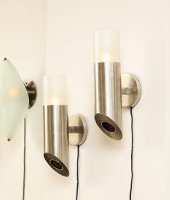 Angelo Lelli Lelii Pair of Cylindrical Sconces by Angelo Lelii for Arredoluce - 2811254
