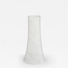 Angelo Mangiarotti Angelo Mangiarotti for Skipper Vase in Carrara Marble - 2896889