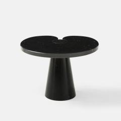 Angelo Mangiarotti Black Marquina Marble Low Side Table with Skipper Label by Angelo Mangiarotti - 2301082
