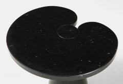 Angelo Mangiarotti Black Marquina Marble Low Side Table with Skipper Label by Angelo Mangiarotti - 2301084