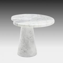 Angelo Mangiarotti Carrara Marble Side Table from Eros Series by Angelo Mangiarotti - 2871470