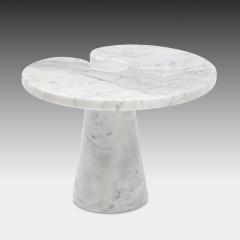 Angelo Mangiarotti Carrara Marble Side Table from Eros Series by Angelo Mangiarotti - 2871471