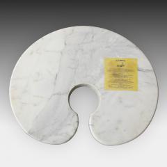 Angelo Mangiarotti Carrara Marble Side Table from Eros Series by Angelo Mangiarotti - 2871477