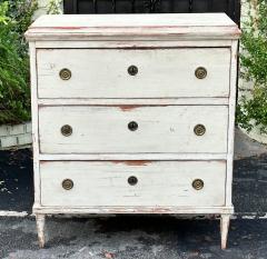 Antique 18th C Gustavian Swedish Empire Commode Chest of Drawers - 2928345