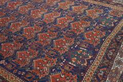 Antique Afshar Rug 4 2 x 4 10  - 4536142
