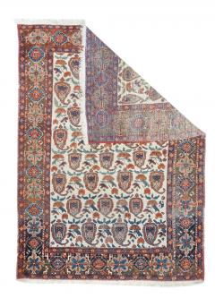 Antique Afshar Rug 4 4 x 6 1  - 4553931