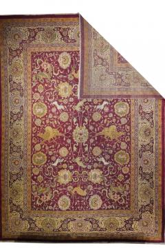 Antique Agra Rug 12 0 x 16 6 circa 1880 - 4313970