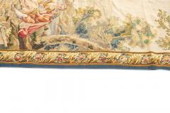 Antique Aubusson Beauvais Pictorial French Tapestry 4 9 x 6 3  - 4314268