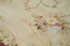 Antique Aubusson Beauvais Rug 5 1 x 6 2  - 4327153
