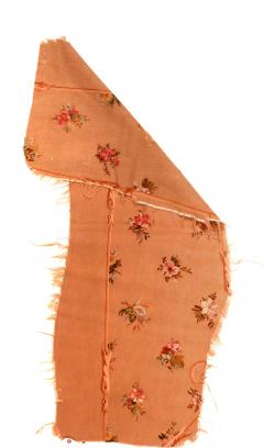 Antique Aubusson French Tapestry Cover Seat 1 of pair 11 x 48 - 4275494