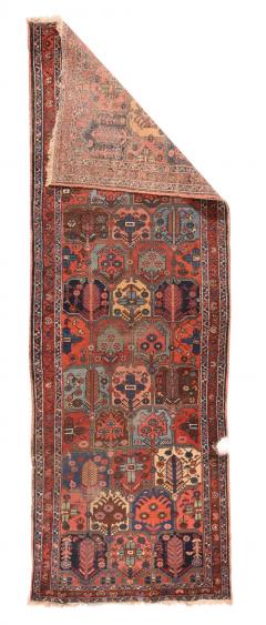 Antique Bakhtiari Rug 3 7 x 10 3  - 4553970