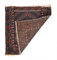 Antique Balouch Back Face 21 x 22 - 4275888