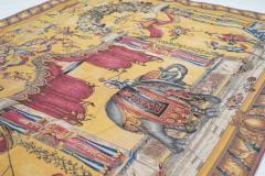 Antique Belgium Tapestry 4 6 x 6 6  - 4457166