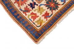 Antique Caucasian Borchelou Kazak Rug 4 8 x 8 6  - 4327380