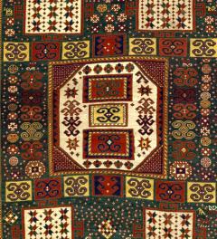 Antique Caucasian Karachov Kazak Rug 6 4 x 7 0  - 4295821