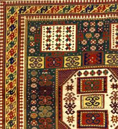 Antique Caucasian Karachov Kazak Rug 6 4 x 7 0  - 4295822