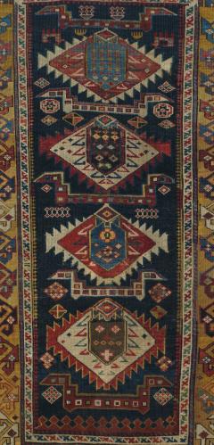 Antique Caucasian Karakashli Rug 2 9 x 5 0  - 4535349